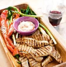 Gegrilde kalkoenfilet met aioli